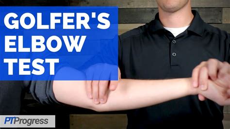 golfers elbow provocative test.